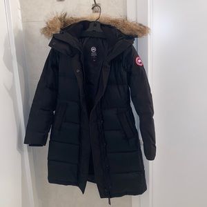 Black Canada Goose Rowley Parka XS, excellent condition